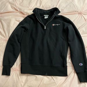 Womens Champion quarter zip sweatshirt